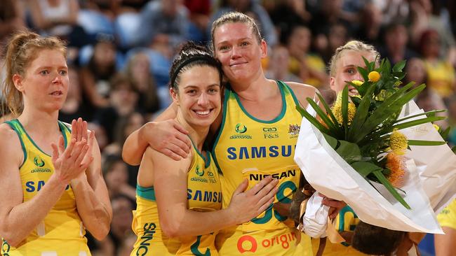 Caitlin Thwaites retired from the Diamond after winning the 2019 Constellation Cup last year. Picture: Getty Images