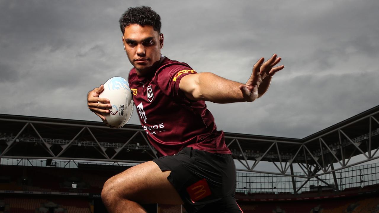 State of Origin 2022 Queensland Maroons team media Day from Suncorp Stadium, Queensland. Xavier Coates. Picture: Zak Simmonds