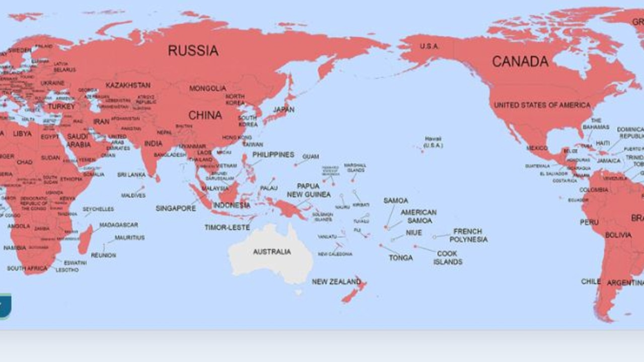 Overseas travel is now banned. Picture: Smartraveller.gov.au