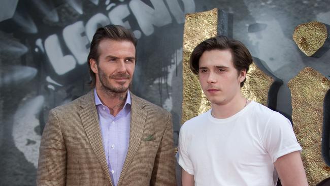 Brooklyn Beckham says he became hooked on photography after his dad, David, gave him a camera. He’s now released a book of his photos. Not everyone appreciates it. (Pic: Daniel Leal-Olivas/AFP)