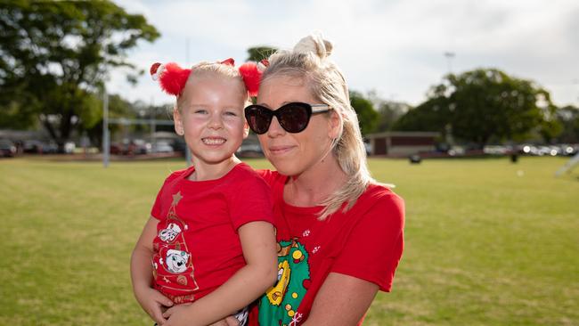 COPYRIGHT WARNING for Moreton Life ONLY. Phone Kylie Knight 3480 8226. Caboolture Christmas Carols event 2019. Lisa Knauer and Peyton Zielinski, of Caboolture. Picture: Dominika Lis