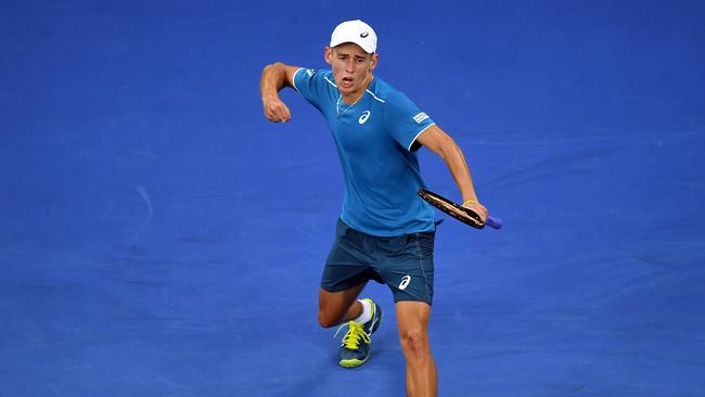 Alex de Minaur has bowed out of the Australian Open. Photo: AAP Image/Lukas Coch