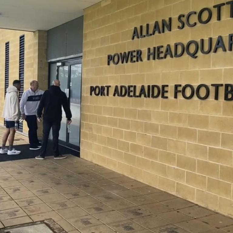 Jack Graham at Port Adelaide. Picture: 9 News.