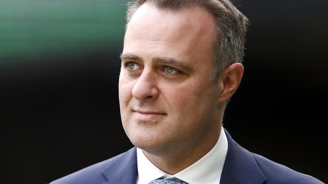 MELBOURNE, AUSTRALIA - MARCH 30: Member of the Australian House of Representatives Tim Wilson attends the state memorial service for former Australian cricketer Shane Warne at the Melbourne Cricket Ground on March 30, 2022 in Melbourne, Australia. Warne died suddenly aged 52 on Friday 4 March while on holiday in Thailand. (Photo by Darrian Traynor/Getty Images)