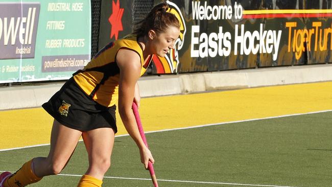 Georgia Hillas of Wishart playing for Easts.                         Picture: Terry Disteldorf