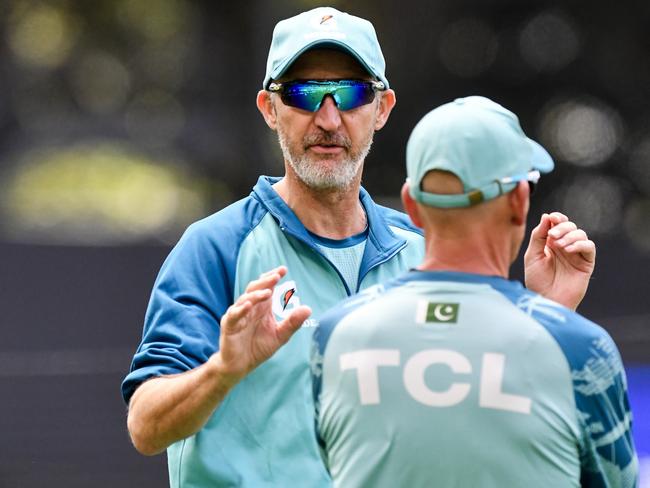 ADELAIDE, AUSTRALIA - NOVEMBER 08:Jason Gillespie coach of Pakistan   during game two of the Men's ODI series between Australia and Pakistan at Adelaide Oval on November 08, 2024 in Adelaide, Australia. (Photo by Mark Brake/Getty Images)