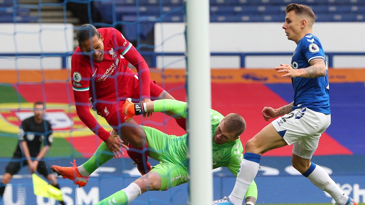 There is still confusion over how Jordan Pickford got away with this tackle.