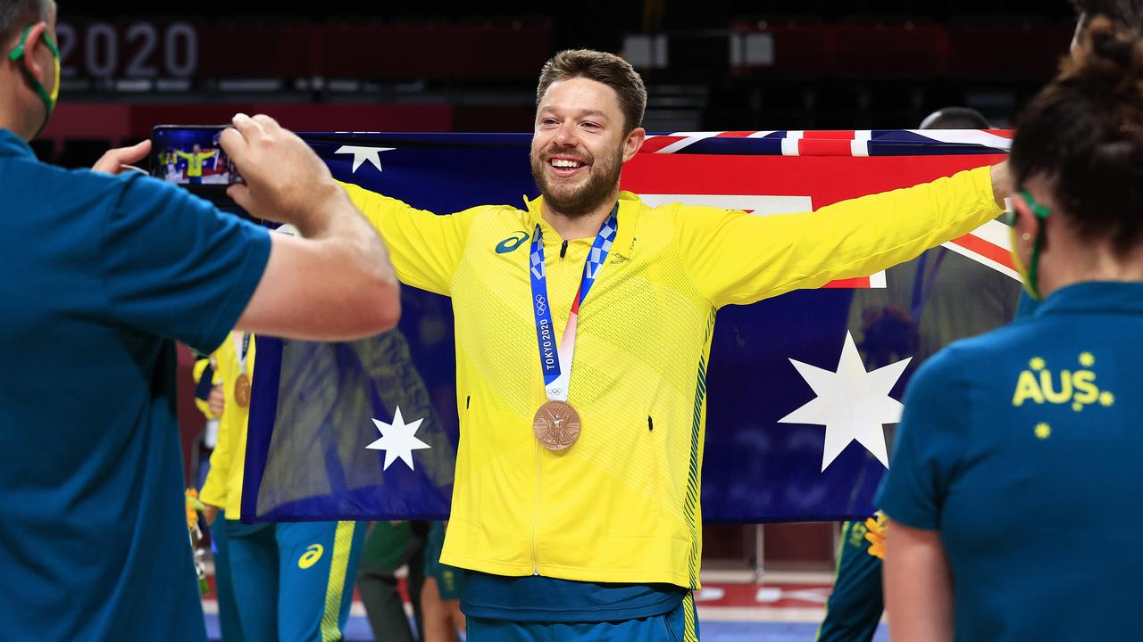 Delly was part of the crowning glory in Aussie basketball history. Picture: Adam Head