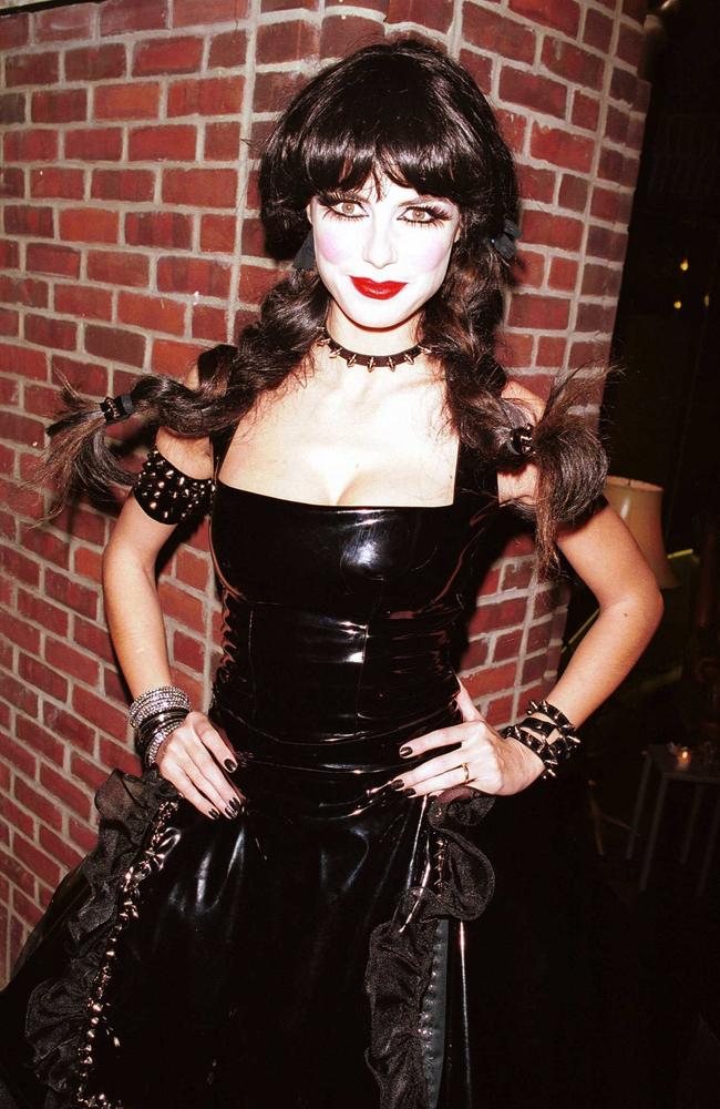 2000: Klum’s first Halloween bash saw her dress up as a dominatrix. Picture: Tom Wargacki/WireImage