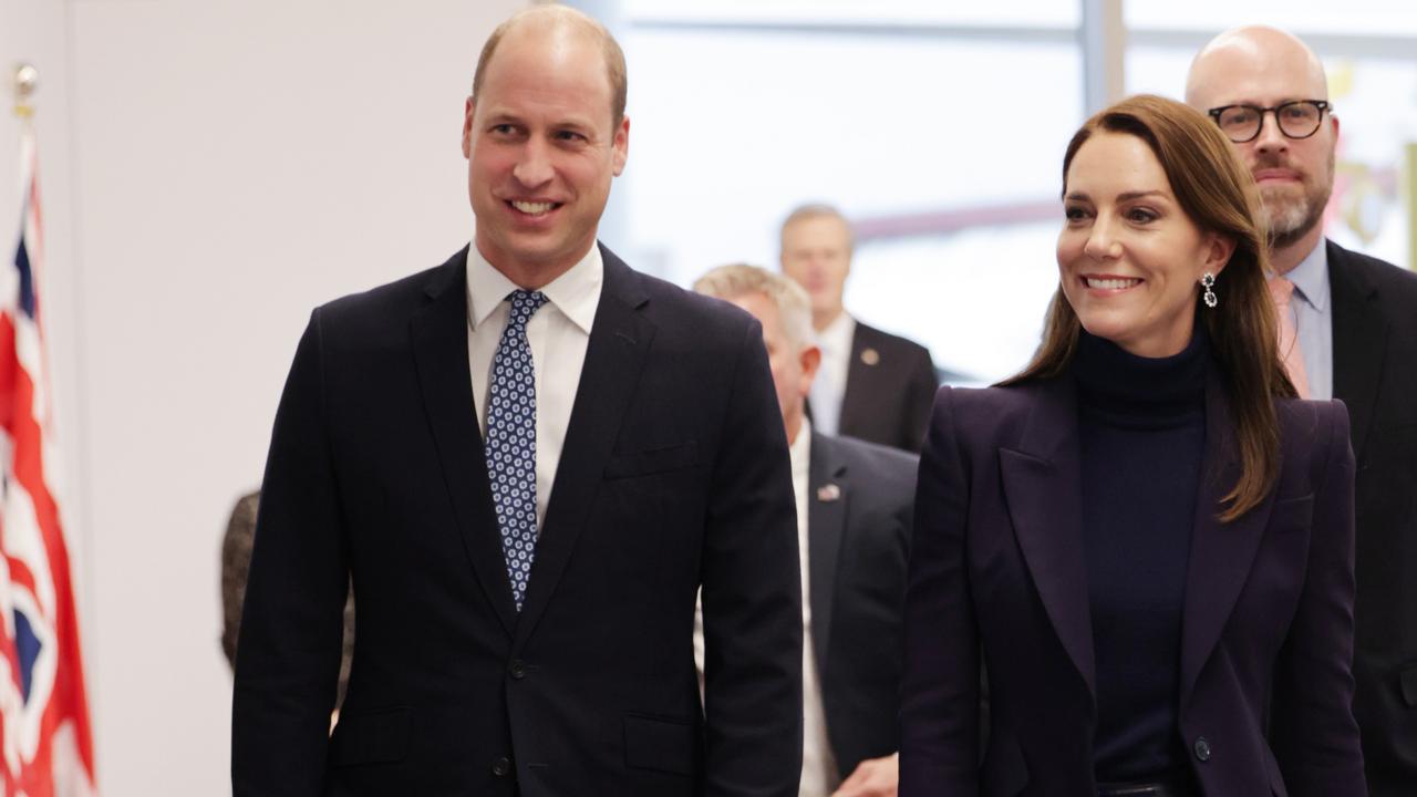 Kate and William on their three-day tour of Boston. Picture: Chris Jackson/Getty Images