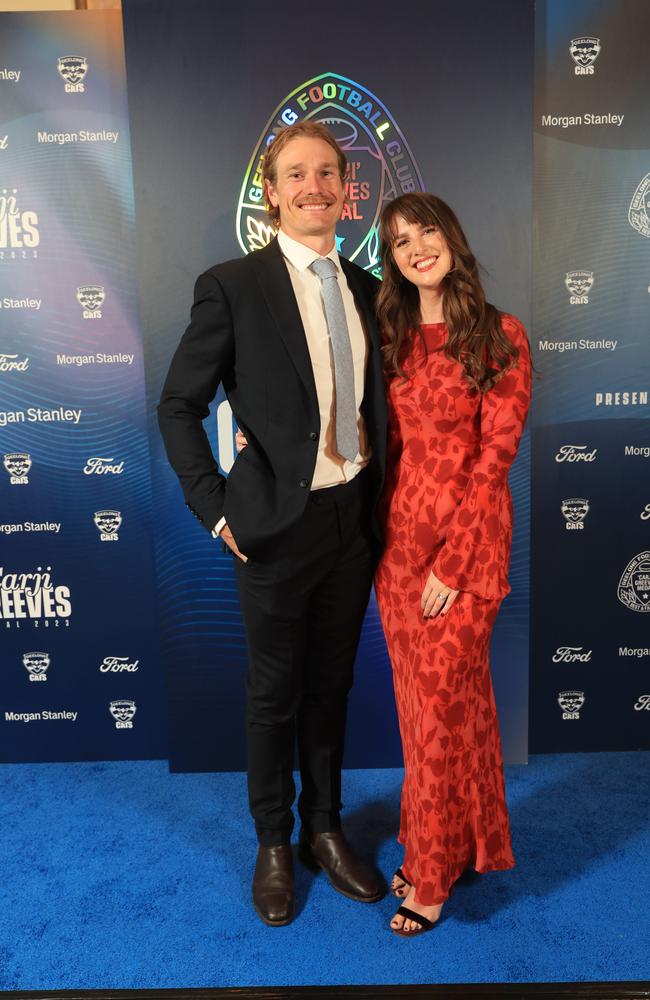 Tom Stewart and wife Emma. Picture: Mark Wilson