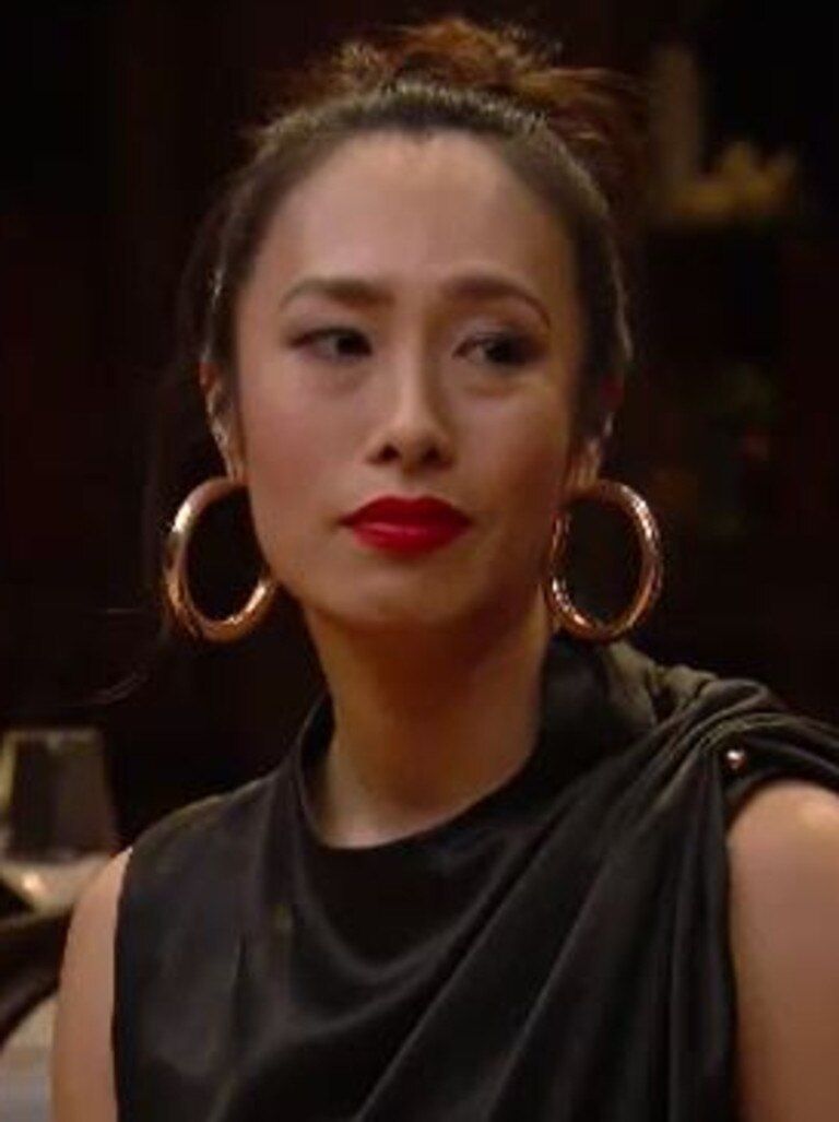 Judge Melissa was disappointed by the thin curry broth. Picture: Channel 10