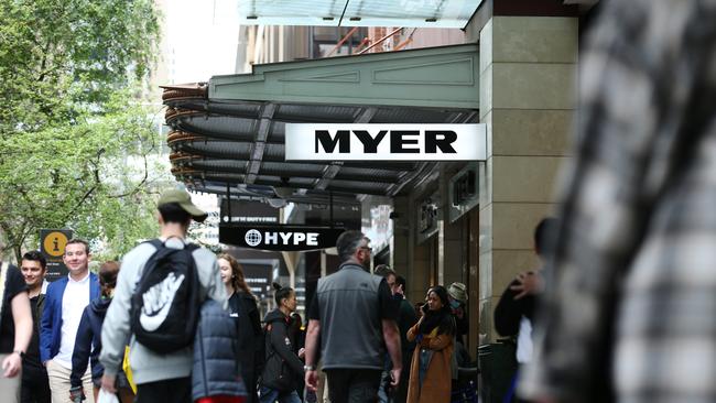 Myer’s board has asked its biggest shareholder Solomon Lew to stop buying more of its shares unless he makes a full takeover bid. Picture: Britta Campion