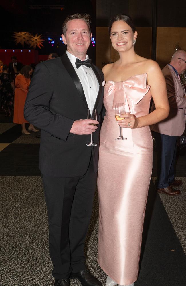 Ashley Johnson and Cr. Ash-Lee Johnson at Mackay Mayor's Charity Ball Saturday 10 May 2025 Picture: Michaela Harlow