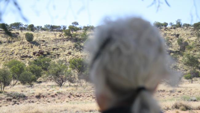 75-year-old pensioner Jen was confronted by three armed intruders in her Alice Springs home. Picture: Gera Kazakov