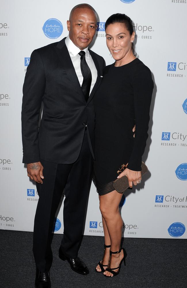 Dr. Dre and Nicole Young. Picture: Angela Weiss/Getty Images for City Of Hope)