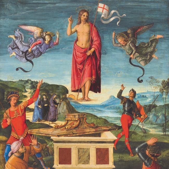 The Resurrection of Christ (1499-1502) by Raphael.