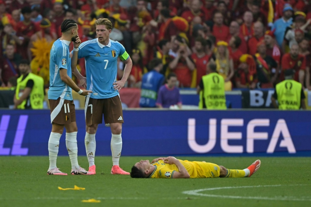 Belgium progressed to the last 16 of Euro 2024 as a 0-0 draw saw Ukraine eliminated