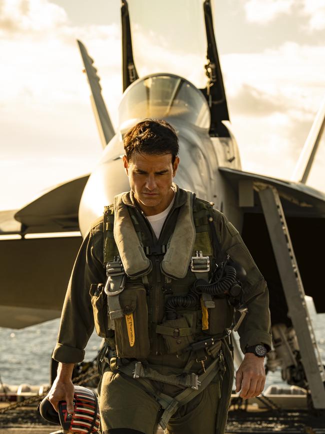 Tom Cruise plays Capt. Pete "Maverick" Mitchell in Top Gun: Maverick