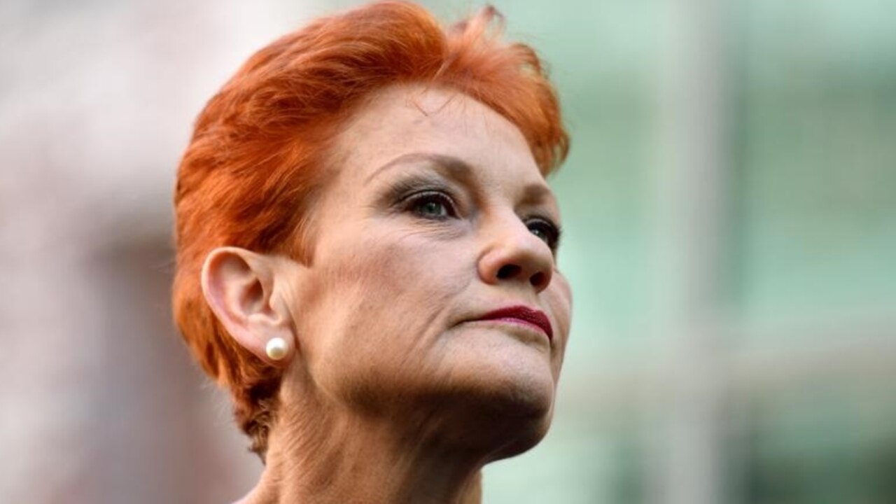 Pauline Hanson responds to One Nation's torched truck in Tas