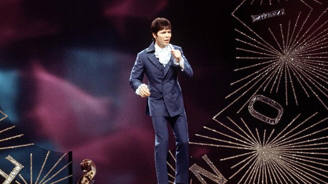 The UK’s Cliff Richard at the 1968 song contest. Picture: Shutterstock/The Times