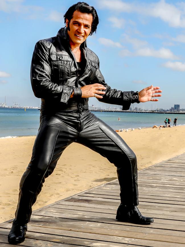 Mark Andrew as Elvis. Picture: Tim Carrafa