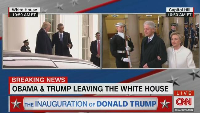 How’s that for timing? Pic: CNN