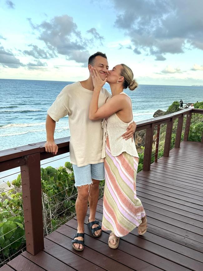 Tom Doedee and Ms Brugman have been together since 2014, according to her Instagram. Picture: Instagram
