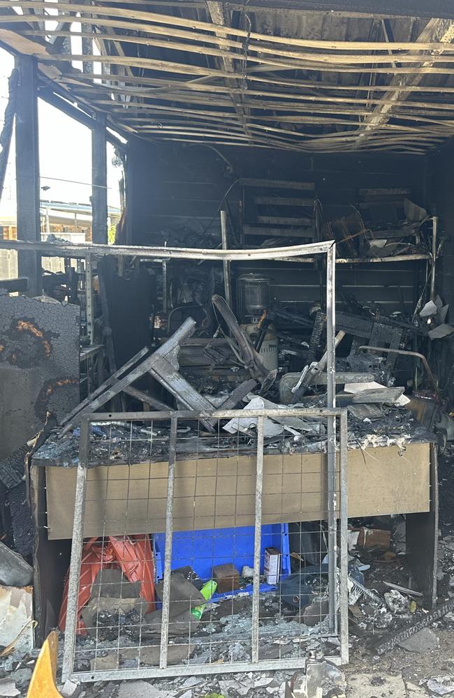 A family of four have been left devastated after a fire destroyed their Thabeban home.