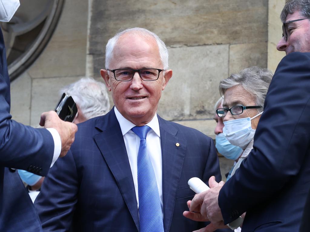 Betrayal....Former PM Malcolm Turnbull. Picture: David Caird