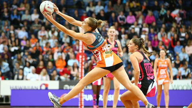 Kiera Austin has signed on for another season with the Giants. Picture: Getty Images