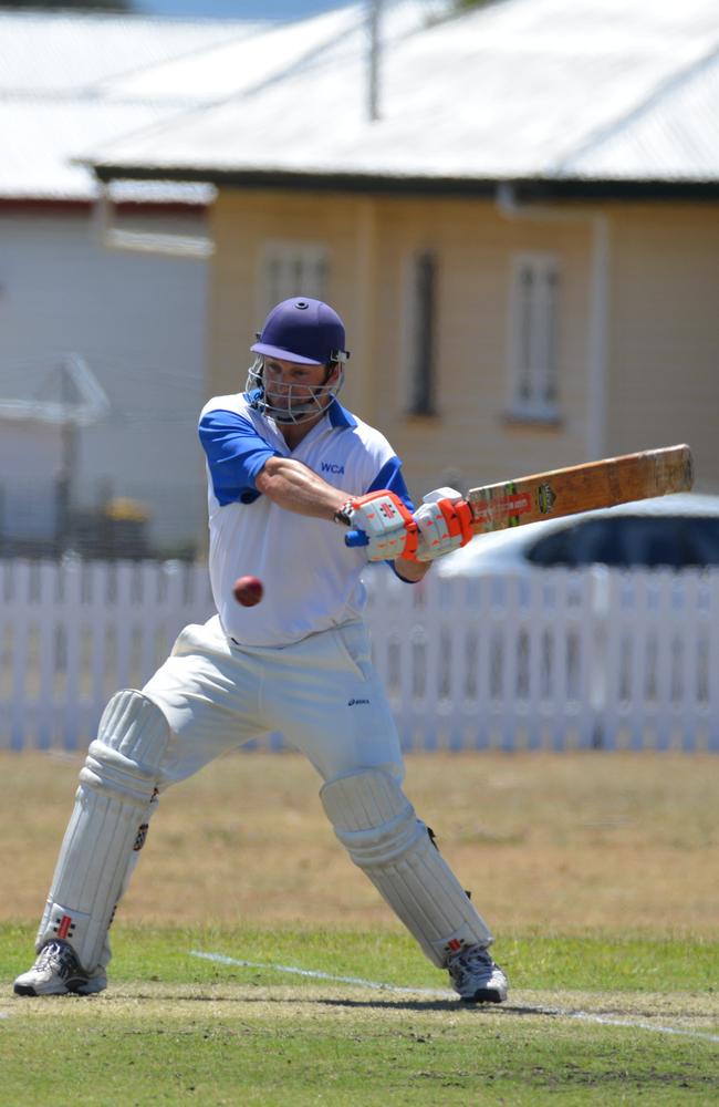 Michael Bourke shows his good form in Mitchell Shield cricket for Warwick.