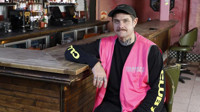 Co-Owner of Club 77 Timothy Poulton pictured at Club 77 in Darlinghurst. Picture: Damian Shaw