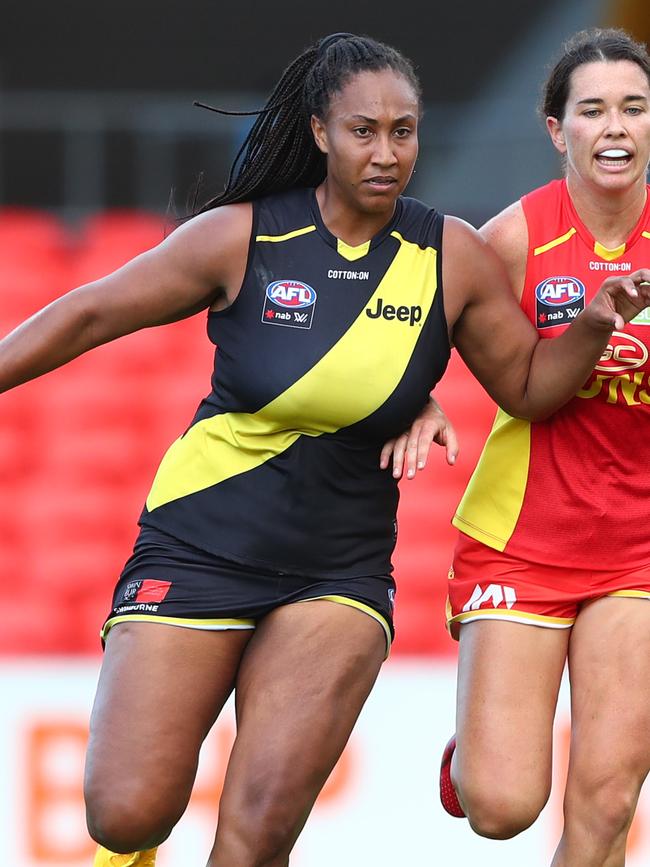 Sabrina Frederick says the guard has given players confidence. Picture: Getty Images