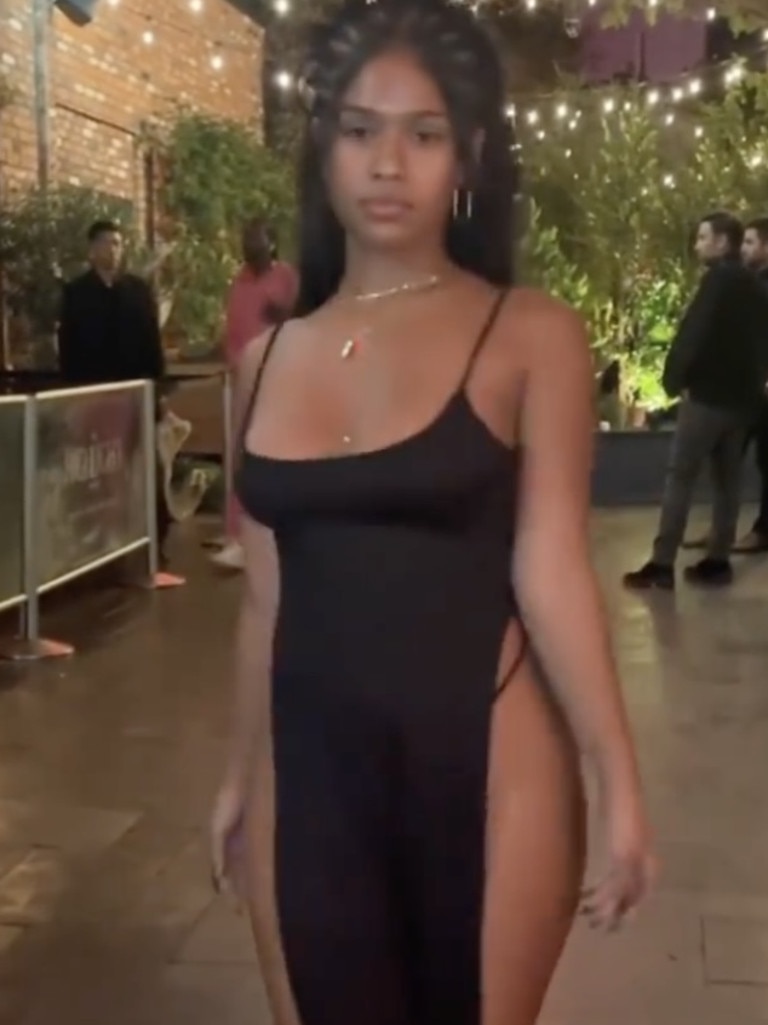 This Fashion Nova dress takes underboob to a whole new level… but