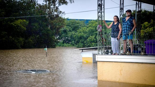 A Balcony in West Ipswich. Picture: AFP.