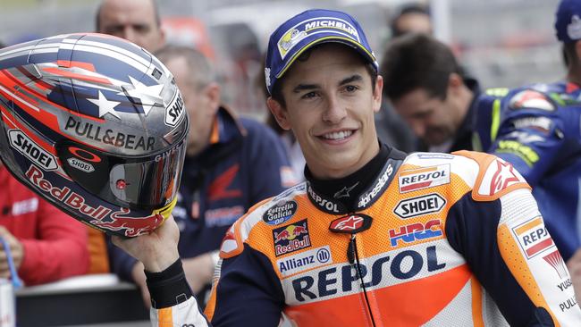 Marc Marquez qualified on pole for the MotoGP Grand Prix of The Americas.