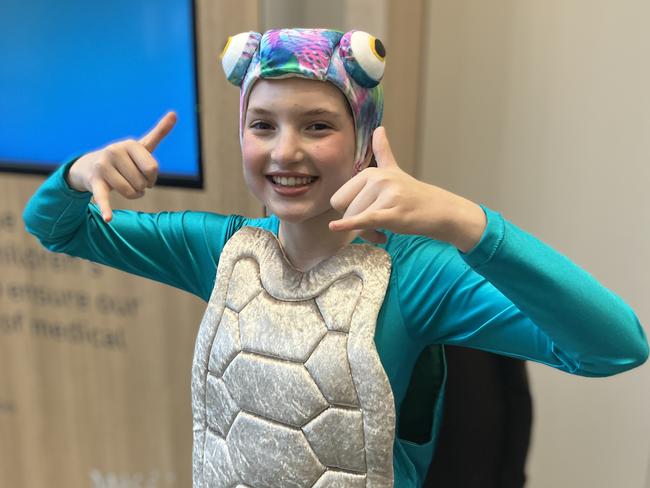 Bella after performing in ‘Under the Sea’