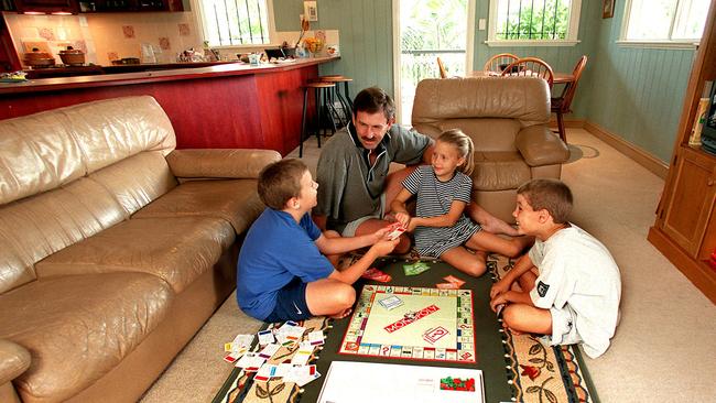 When it comes to Monopoly through the decades, it’s only the surrounding upholstery that changes. Picture: News Corp Australia