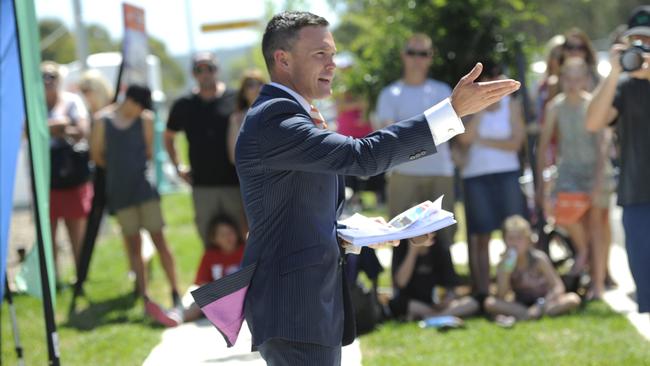 “It’s in no-one’s best interests for the market to become unaffordable or unsustainable.” Pictured: Damien Cooley (auctioneer).