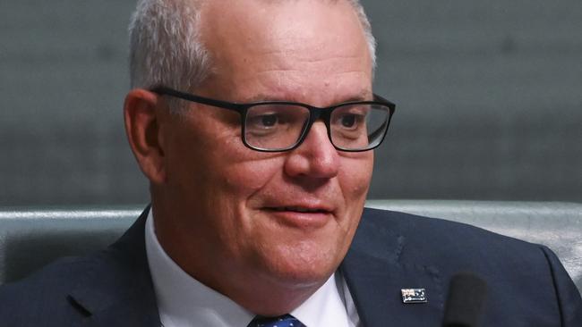 CANBERRA, AUSTRALIA - NOVEMBER 8: Scott Morrison MP during Question time at Parliament House in Canberra. Picture: NCA NewsWire / Martin Ollman