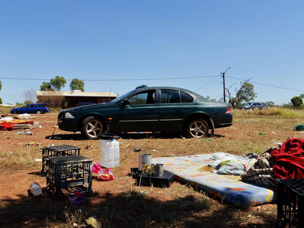 A town camp just outside of Katherine, NT. Picture: Elise Derwin