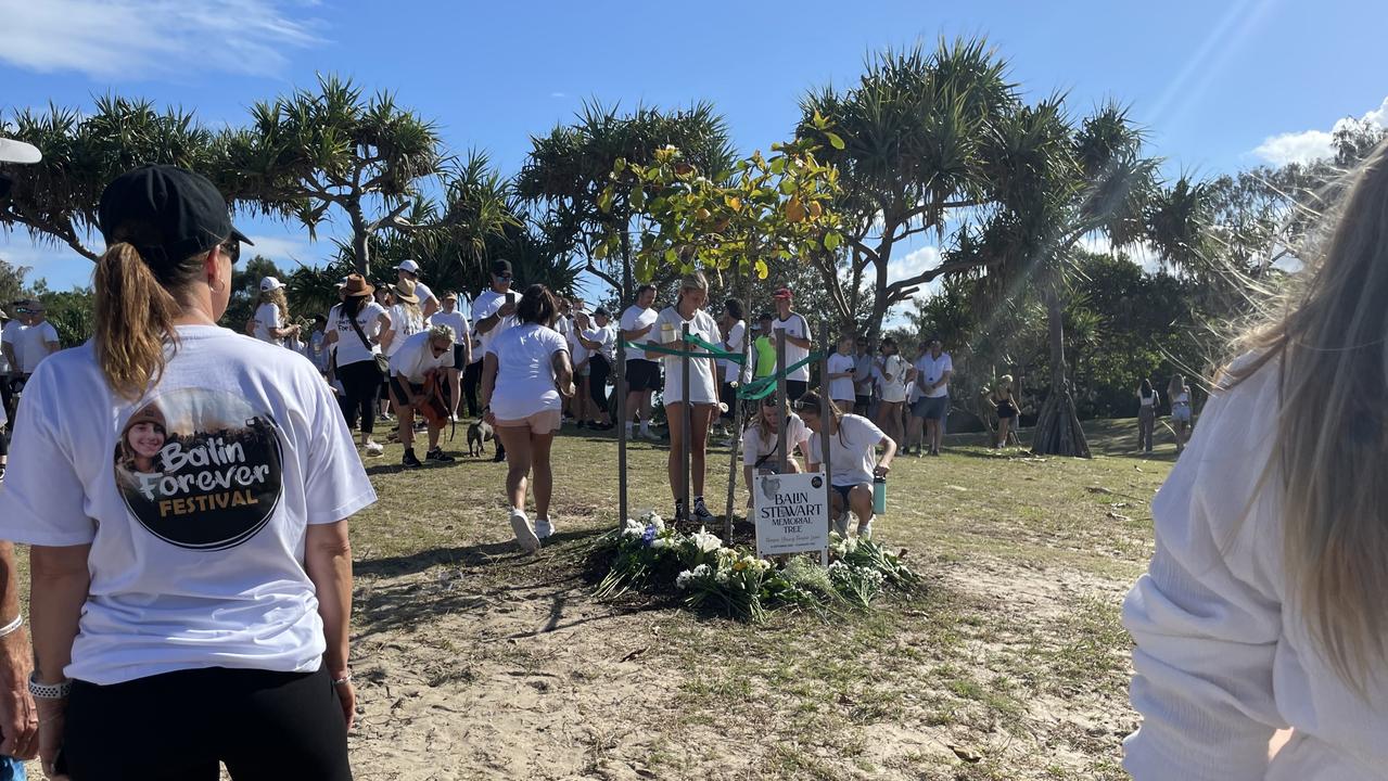 'Walk for Balin' community event to mark the one year anniversary of Balin Stewart's death. Picture: Katrina Lezaic