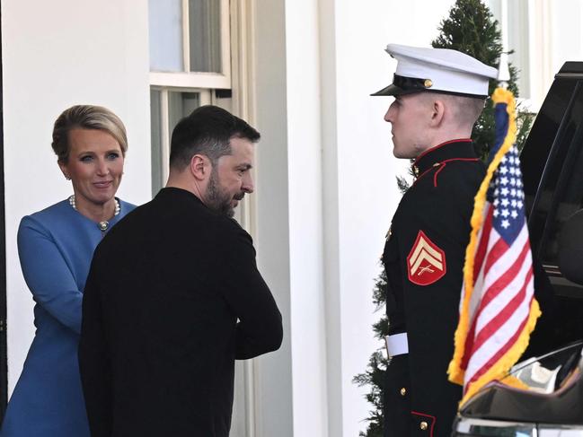 Ukraine's President Volodymyr Zelensky leaves the White House after meeting with US President Donald Trump, in Washington, DC, February 28, 2025. (Photo by SAUL LOEB / AFP)