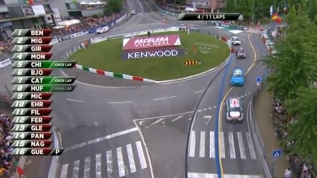 Joker lap gets used for the first time in WTCC race at Vila Real. Pic: Eurosport.
