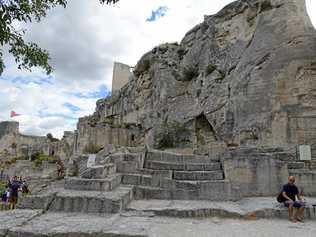 The ruins of Les Baux de Provence in France. Picture: Ann Rickard