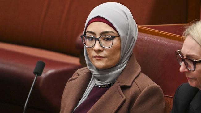 Senator Fatima Payman claimed on Monday she had been ‘exiled’ from the Labor Party. Picture: NewsWire / Martin Ollman