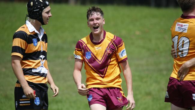 Caydan Hillier finished off a stunning try late in the game. Picture Warren Gannon Photography