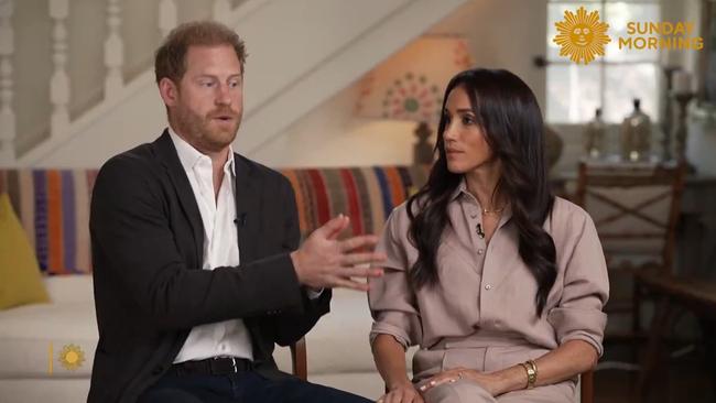 A revealing memoir and a number of tell-all interviews gave the public Harry and Meghan fatigue. Picture: CBS Sunday Morning