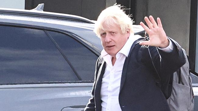 Boris Johnson on Saturday. Picture: Reuters